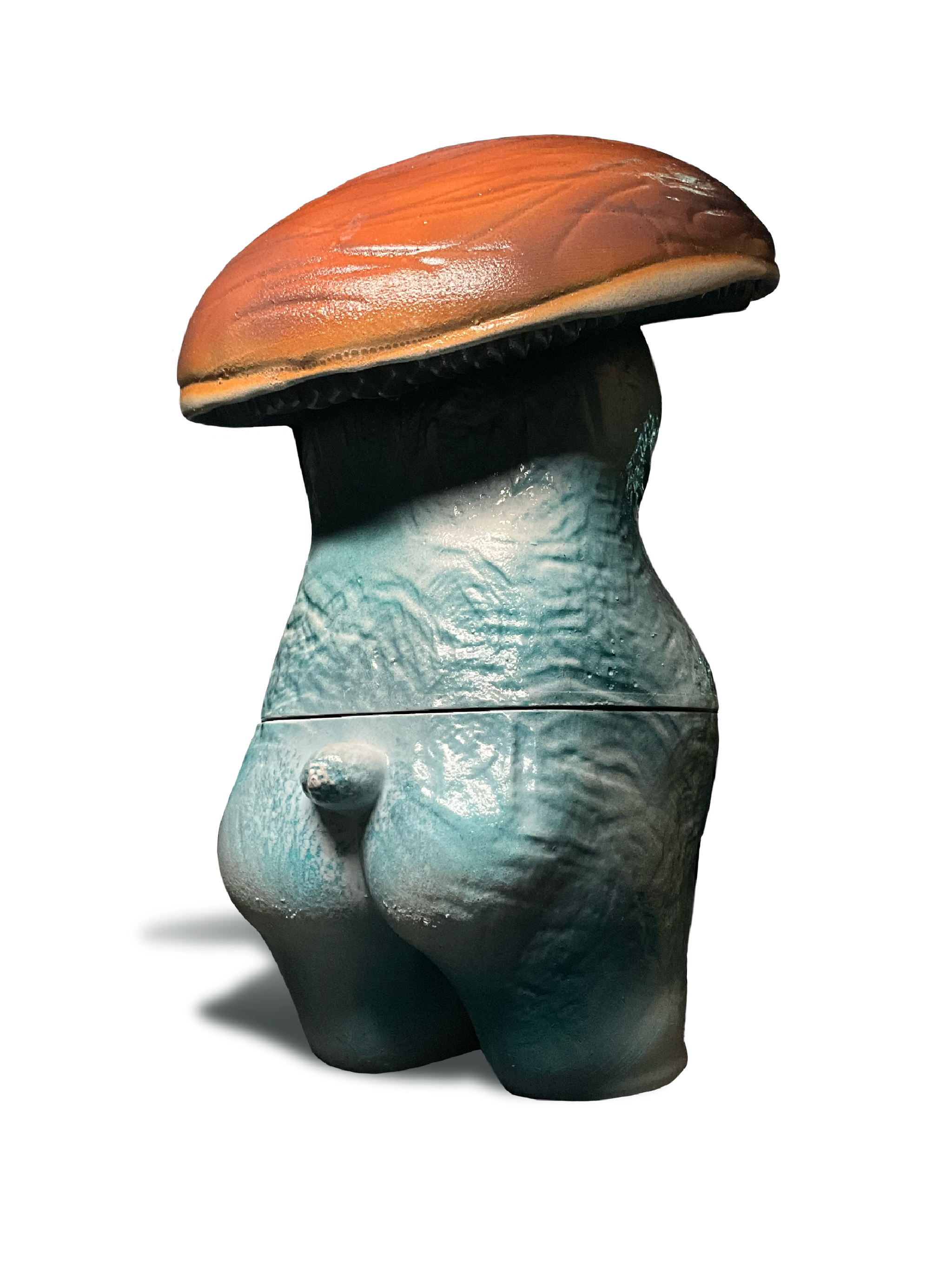 Mushroom bear hand crafted supplements holder