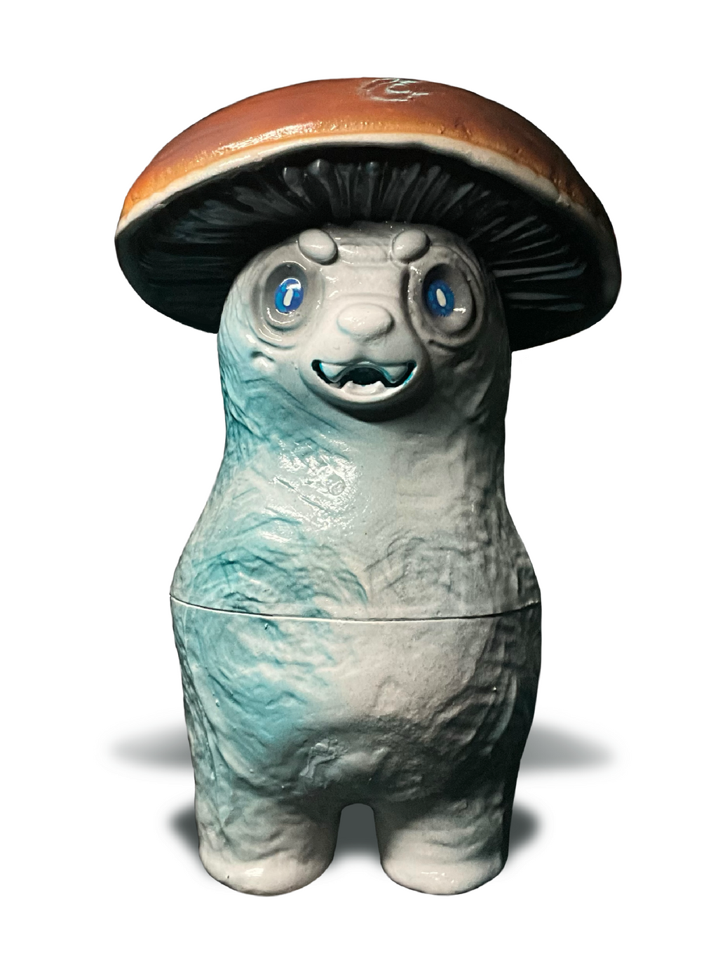 Mushroom bear hand crafted supplements holder